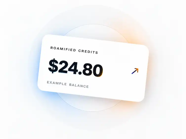Floating Credit Balance Card