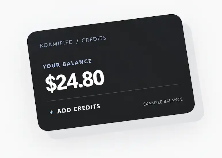 Minimalist Credit Balance Card