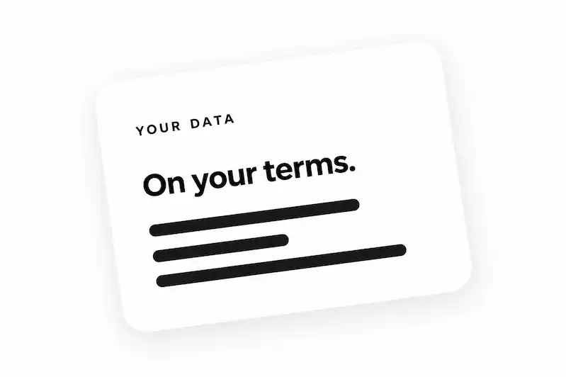 Minimalist On Your Terms Card