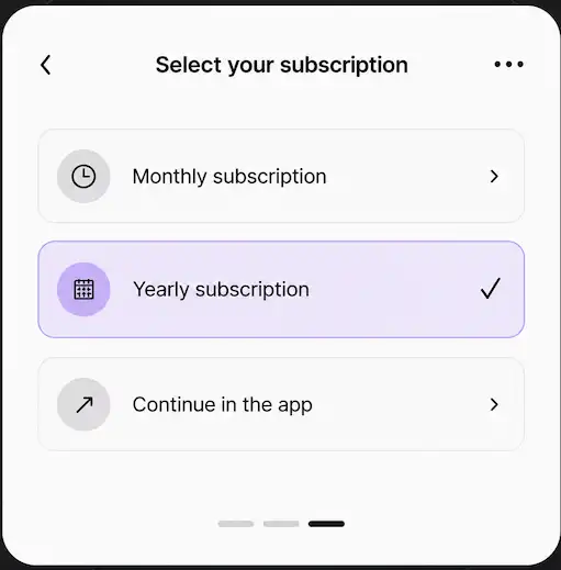 Subscription Selection UI Mockup (1)